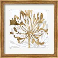 Framed Golden Gilt Bloom II