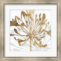 Framed 'Golden Gilt Bloom II' border=