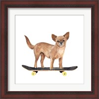 Framed 'Pups on Wheels I' border=