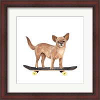 Framed 'Pups on Wheels I' border=