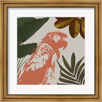 Framed 'Graphic Tropical Bird I' border=