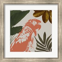 Framed 'Graphic Tropical Bird I' border=