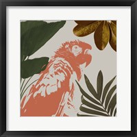 Framed 'Graphic Tropical Bird I' border=