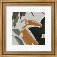 Framed 'Graphic Tropical Bird III' border=