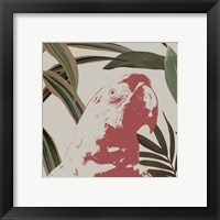 Framed 'Graphic Tropical Bird IV' border=