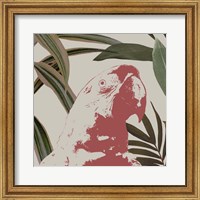 Framed 'Graphic Tropical Bird IV' border=