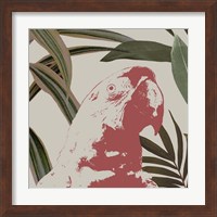 Framed 'Graphic Tropical Bird IV' border=
