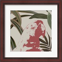 Framed 'Graphic Tropical Bird IV' border=