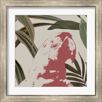 Framed 'Graphic Tropical Bird IV' border=