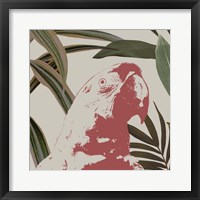 Framed 'Graphic Tropical Bird IV' border=