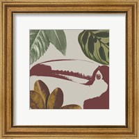 Framed 'Graphic Tropical Bird V' border=