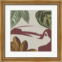 Framed 'Graphic Tropical Bird V' border=