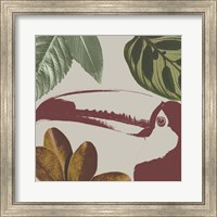 Framed 'Graphic Tropical Bird V' border=