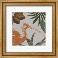 Framed 'Graphic Tropical Bird VI' border=