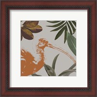 Framed 'Graphic Tropical Bird VI' border=