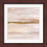 Framed 'Golden Horizon I' border=