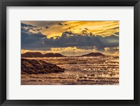 Framed Golden Sky Sunset