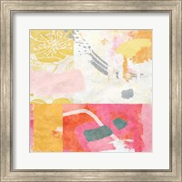 Framed 'Kimono No. 2' border=