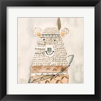 Native Bear Framed Print