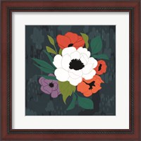 Framed 'Bright Floral I' border=