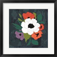 Framed 'Bright Floral I' border=