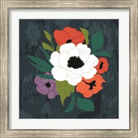 Framed 'Bright Floral I' border=