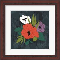 Framed 'Bright Floral II' border=