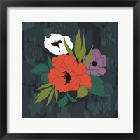 Framed 'Bright Floral II' border=