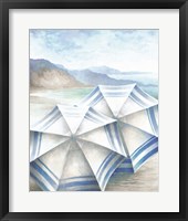 Framed Coastal Umbrellas