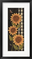 Farmhouse Sunflowers I Framed Print