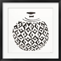 Tile Vase 4 Framed Print