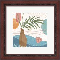 Framed 'Coastal Creations II' border=