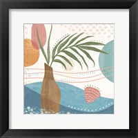 Framed 'Coastal Creations II' border=