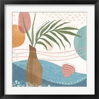 Framed 'Coastal Creations II' border=