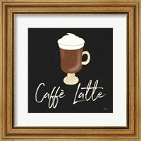 Framed 'Fresh Coffee Caffe Latte' border=