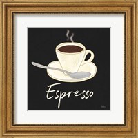 Framed 'Fresh Coffee Espresso' border=