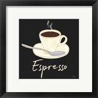 Framed 'Fresh Coffee Espresso' border=