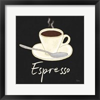 Framed 'Fresh Coffee Espresso' border=