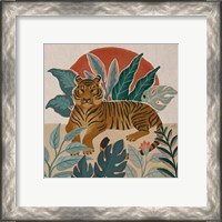 Framed 'Big Cat Beauty III' border=