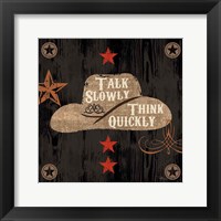 Saddle Up III Framed Print