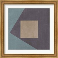 Framed 'Blue Silk Abstract I' border=