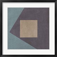 Blue Silk Abstract I Framed Print