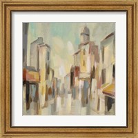 Framed 'Pastel Street I' border=