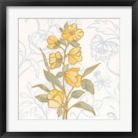 Framed 'Flower Sophistication II' border=