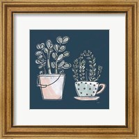 Framed 'Plants Life IX' border=