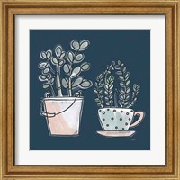 Framed 'Plants Life IX' border=