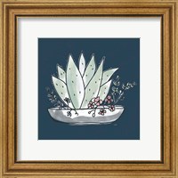 Framed 'Plants Life VI' border=