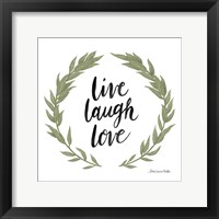 Happy to Bee Home Words III Framed Print