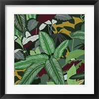 Framed 'Jungle Safari II' border=