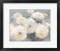 Framed Wild Roses Gray Crop